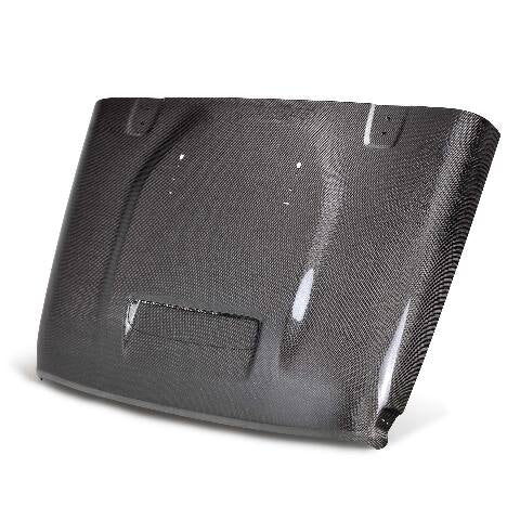 2018-2024 Jeep Wrangler (JL) Style-MO Carbon Fiber Hood  - Anderson Composites - AC-HD18JPJL-MO