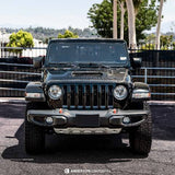 2018-2024 Jeep Wrangler (JL) Style-MO Carbon Fiber Hood  - Anderson Composites - AC-HD18JPJL-MO