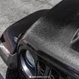 2018-2024 Jeep Wrangler (JL) Style-MO Carbon Fiber Hood  - Anderson Composites - AC-HD18JPJL-MO