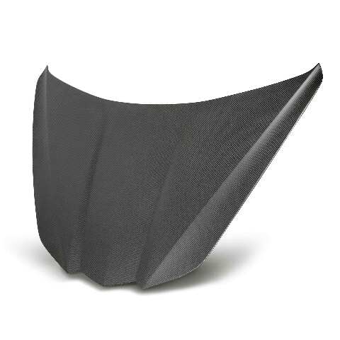 2020-2024 Chevrolet Corvette (C8) Type-OE Dry Carbon Fiber Hood  - Anderson Composites - AC-HD20CHC8-OE-DRY