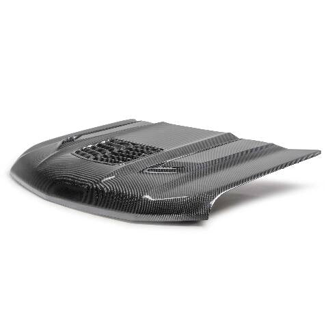 2020-2024 Chevrolet Silverado 1500 Type-T2 Carbon Fiber Hood - Anderson Composites - AC-HD20CHSV-T2