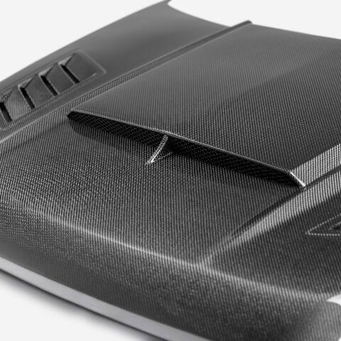 2021-2024 Ford F-150 XL Type-AB Carbon Fiber Hood  - Anderson Composites - AC-HD21FDF150-AB