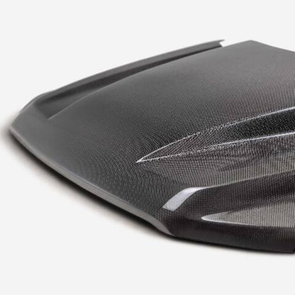 2021-2024 Ford F-150 XL Type-CJ Carbon Fiber Hood  - Anderson Composites - AC-HD21FDF150-CJ