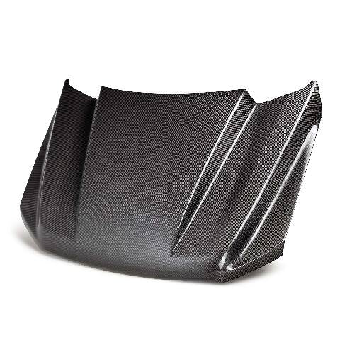 2021-2024 Ford F-150 XL Type-CJ Carbon Fiber Hood  - Anderson Composites - AC-HD21FDF150-CJ