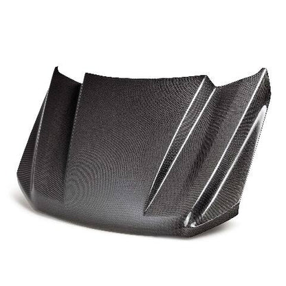 2021-2024 Ford F-150 XL Type-CJ Carbon Fiber Hood  - Anderson Composites - AC-HD21FDF150-CJ