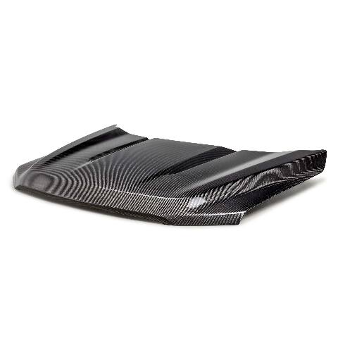 2021-2024 Ford F-150 XL Type-OE Carbon Fiber Hood  - Anderson Composites - AC-HD21FDF150-OE