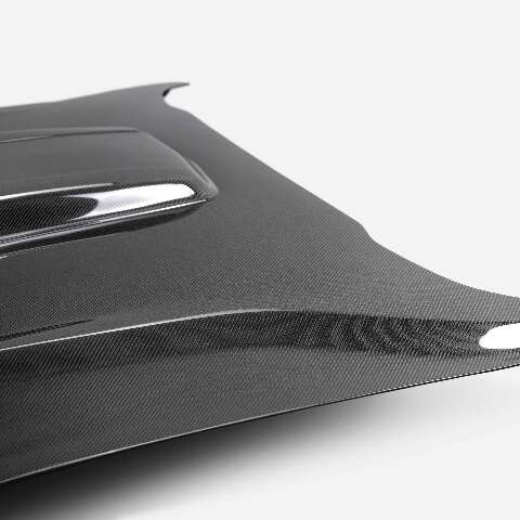 2021-2023 Ford Mustang Mach 1 Type-SK Double-Sided Carbon Fiber Hood  - Anderson Composites - AC-HD21FDMUM1-SK-DS