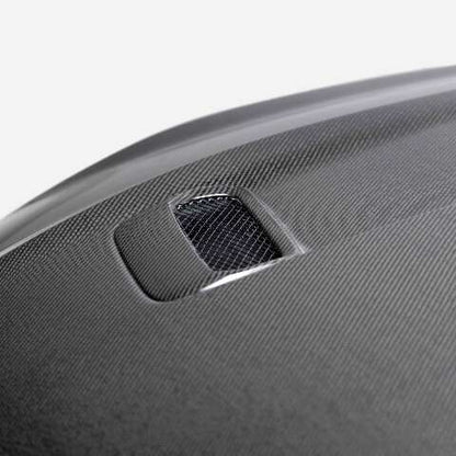2021-2023 Ford Mustang Mach 1 Type-SK Double-Sided Carbon Fiber Hood  - Anderson Composites - AC-HD21FDMUM1-SK-DS