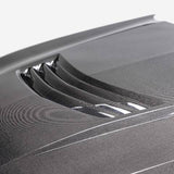 2022-2024 Cadillac CT5-V Blackwing Type-SV Double Sided Carbon Fiber Hood  - Anderson Composites - AC-HD22CACT5BW-SV-DS