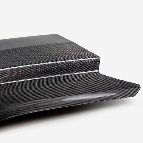 2024 Ford Mustang Type-CJ Double-Sided Carbon Fiber Cowl Hood  - Anderson Composites - AC-HD24FDMU-CJ-DS