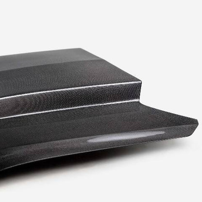2024 Ford Mustang Type-CJ Double-Sided Carbon Fiber Cowl Hood  - Anderson Composites - AC-HD24FDMU-CJ-DS