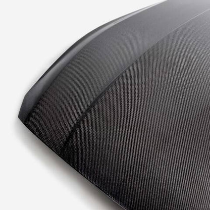 2024 Ford Mustang Type-CJ Double-Sided Carbon Fiber Cowl Hood  - Anderson Composites - AC-HD24FDMU-CJ-DS