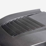 2024 Ford Mustang Type-GT5 Double Sided Carbon Fiber Hood  - Anderson Composites - AC-HD24FDMU-GT5-DS