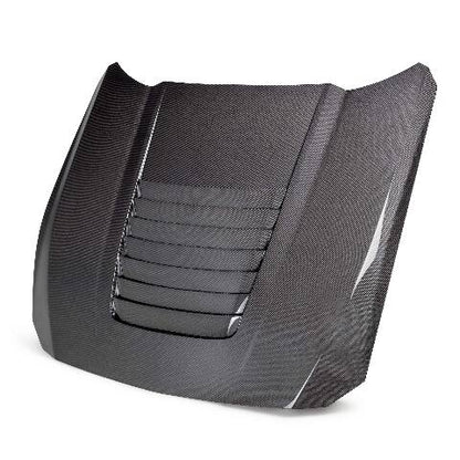 2024 Ford Mustang Type-GT5 Double Sided Carbon Fiber Hood  - Anderson Composites - AC-HD24FDMU-GT5-DS