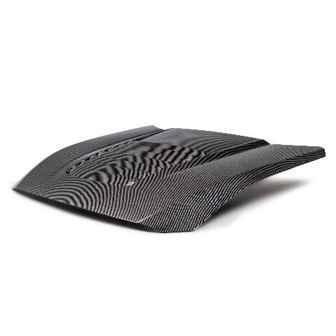2024 Ford Mustang Type-GT5 Double Sided Carbon Fiber Hood  - Anderson Composites - AC-HD24FDMU-GT5-DS