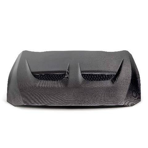 2024 Ford Mustang Type-GTD Double-Sided Carbon Fiber Hood  - Anderson Composites - AC-HD24FDMU-GTD-DS