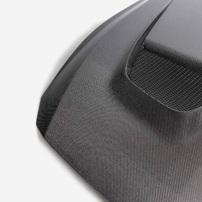 2024 Ford Mustang Type-GTD Double-Sided Carbon Fiber Hood  - Anderson Composites - AC-HD24FDMU-GTD-DS