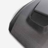 2024 Ford Mustang Type-GTD Double-Sided Carbon Fiber Hood  - Anderson Composites - AC-HD24FDMU-GTD-DS