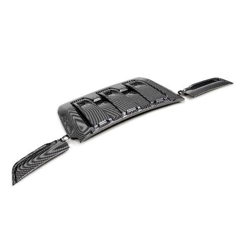 2023-2024 Ford F-150 Raptor R Type-OE Carbon Fiber Hood Vent  - Anderson Composites - AC-HDS23FDRAR-OE