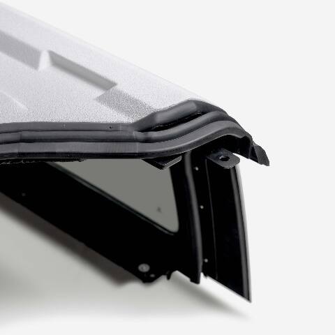 2021-2024 Ford Bronco 4DR Fiberglass W White Textured Coating Hardtop  - Anderson Composites - AC-HT21FDBR4D-WT