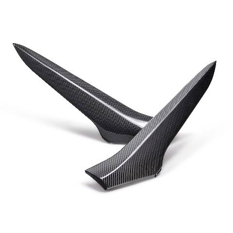 2023-2024 Chevrolet Corvette Z06 (C8) Carbon Fiber Side Scoop Trim  - Anderson Composites - AC-SC23CHC8Z6
