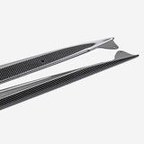 2023-2024 Chevrolet Corvette Z06 (C8) Carbon Fiber Rocker Panel Splitter  - Anderson Composites - AC-SS23CHC8Z6