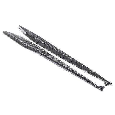 2023-2024 Chevrolet Corvette Z06 (C8) Carbon Fiber Rocker Panel Splitter  - Anderson Composites - AC-SS23CHC8Z6