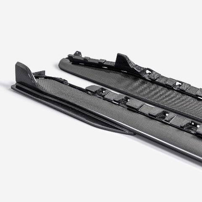 2024 Ford Mustang Type-GT5 Carbon Fiber Side Rocker Panel Splitter  - Anderson Composites - AC-SS24FMDU-GT5