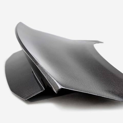2024 Ford Mustang Type-SA Double Sided Carbon Fiber 1-Piece Decklid With Integrated Spoiler  - Anderson Composites - AC-TL24FDMU-SA-DS