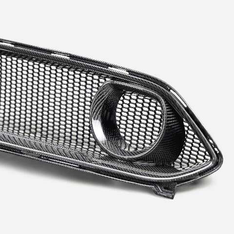 2021-2023 Ford Mustang Mach 1 Carbon Fiber Upper Grille  - Anderson Composites - AC-UG21FDMUM1