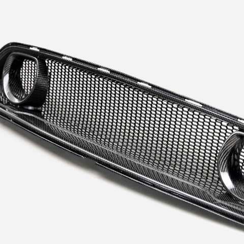 2021-2023 Ford Mustang Mach 1 Carbon Fiber Upper Grille  - Anderson Composites - AC-UG21FDMUM1