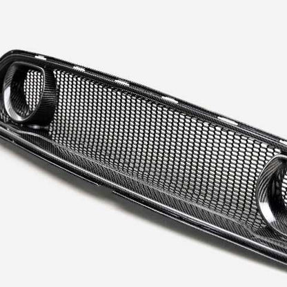 2021-2023 Ford Mustang Mach 1 Carbon Fiber Upper Grille  - Anderson Composites - AC-UG21FDMUM1