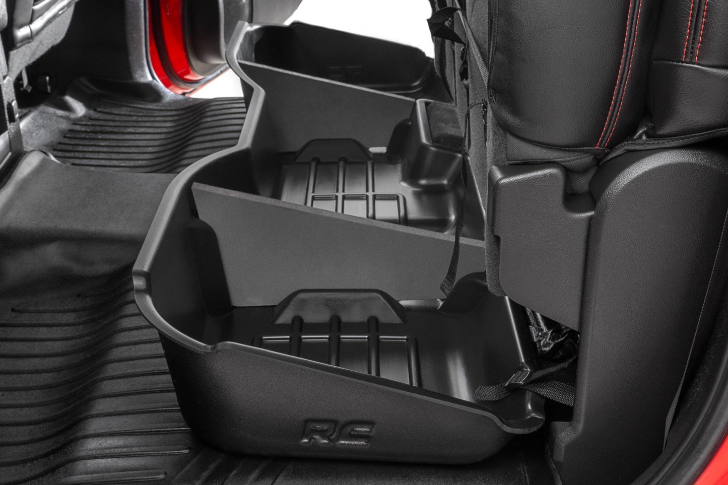 Under Seat Storage | Crew Cab | Chevrolet Silverado/GMC Sierra 1500/2500HD/3500HD 2WD/4WD | 2014-2018 | Rough Country | RC09031A