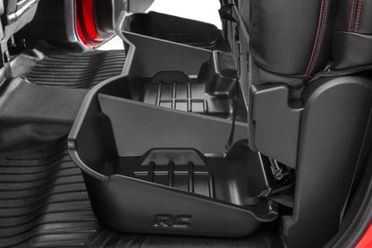 Under Seat Storage | Crew Cab | Chevrolet Silverado/GMC Sierra 1500/2500HD/3500HD 2WD/4WD | 2014-2018 | Rough Country | RC09031A