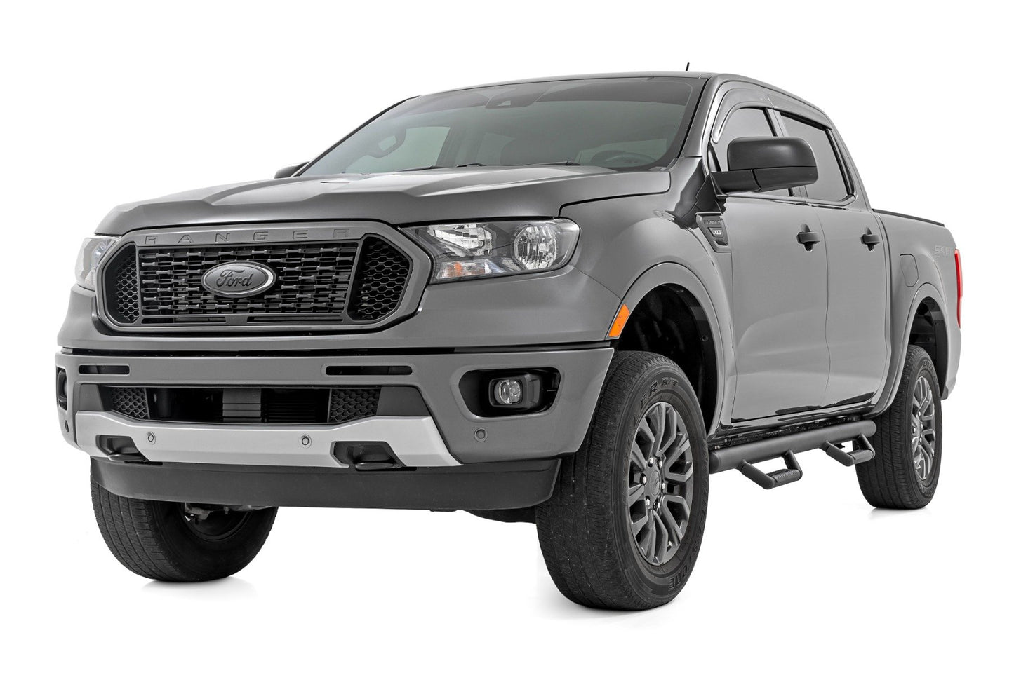 Nerf Steps | Cab Length | Crew Cab | Ford Ranger 2WD/4WD | 2019-2021 | Rough Country | RCF1981CCB