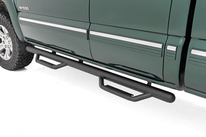 Nerf Steps | Full Length | Ext | 6.5 Ft Bed | Chevrolet Silverado/GMC Sierra 1500/2500HD | 1999-2006 | Rough Country | RCC9989QCB