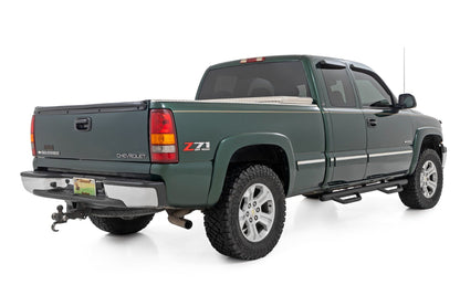 Nerf Steps | Full Length | Ext | 6.5 Ft Bed | Chevrolet Silverado/GMC Sierra 1500/2500HD | 1999-2006 | Rough Country | RCC9989QCB