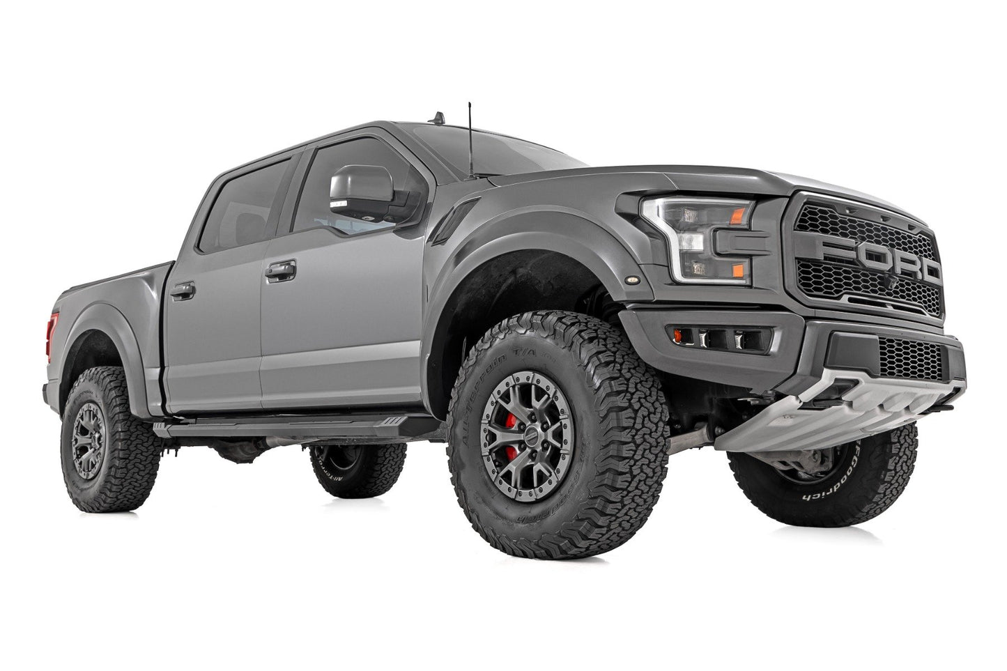 HD2 Running Boards |Super Crew Cab |Ford F150 / F-2500-3500 Super Duty  2WD/4WD | 2015-2021 | Rough Country | SRB151791A