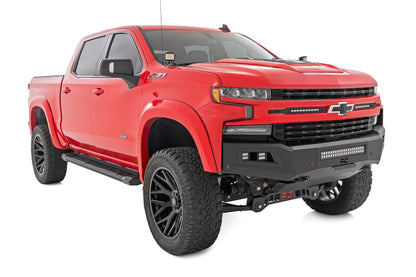 HD2 Running Boards | Crew Cab | Chevrolet Silverado/GMC Sierra 1500/2500HD | 2019-2022 | Rough Country | SRB01900B