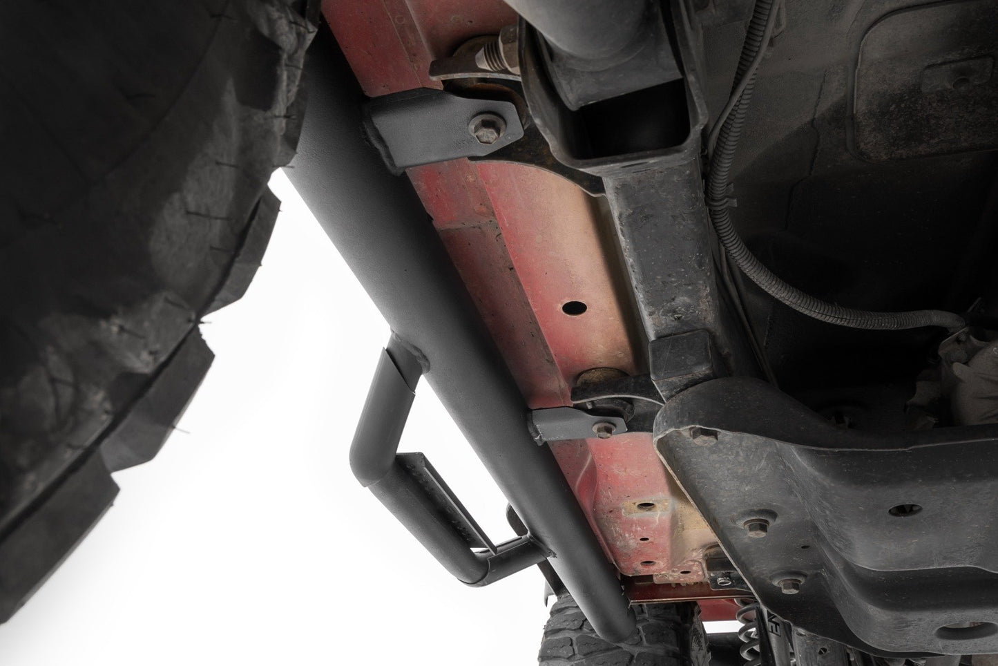 Nerf Steps | Full Length | Jeep Wrangler TJ 4WD | 1997-2006 | Rough Country | RCJ9746A