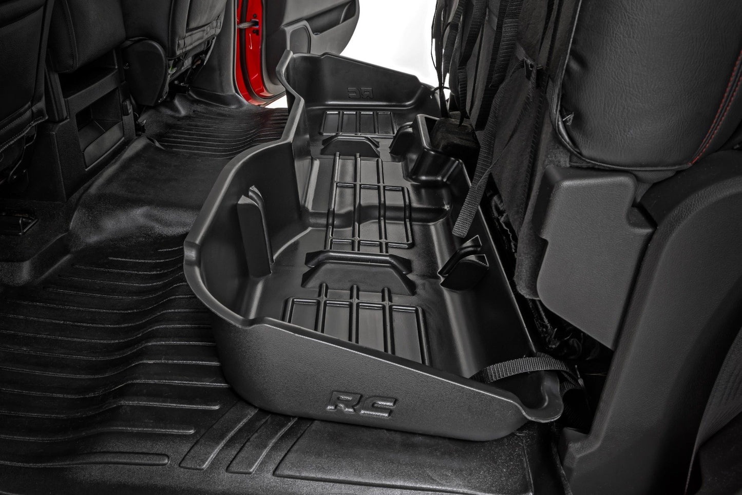 Under Seat Storage | Crew Cab | Chevrolet Silverado/GMC Sierra 1500/2500HD/3500HD 2WD/4WD | 2014-2018 | Rough Country | RC09031A