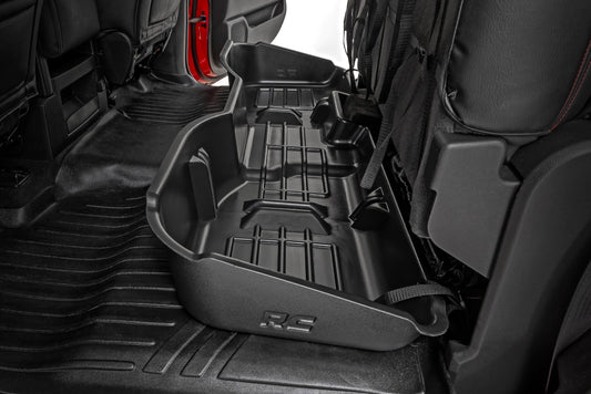 Under Seat Storage | Crew Cab | Chevrolet Silverado/GMC Sierra 1500/2500HD/3500HD 2WD/4WD | 2014-2018 | Rough Country | RC09031A