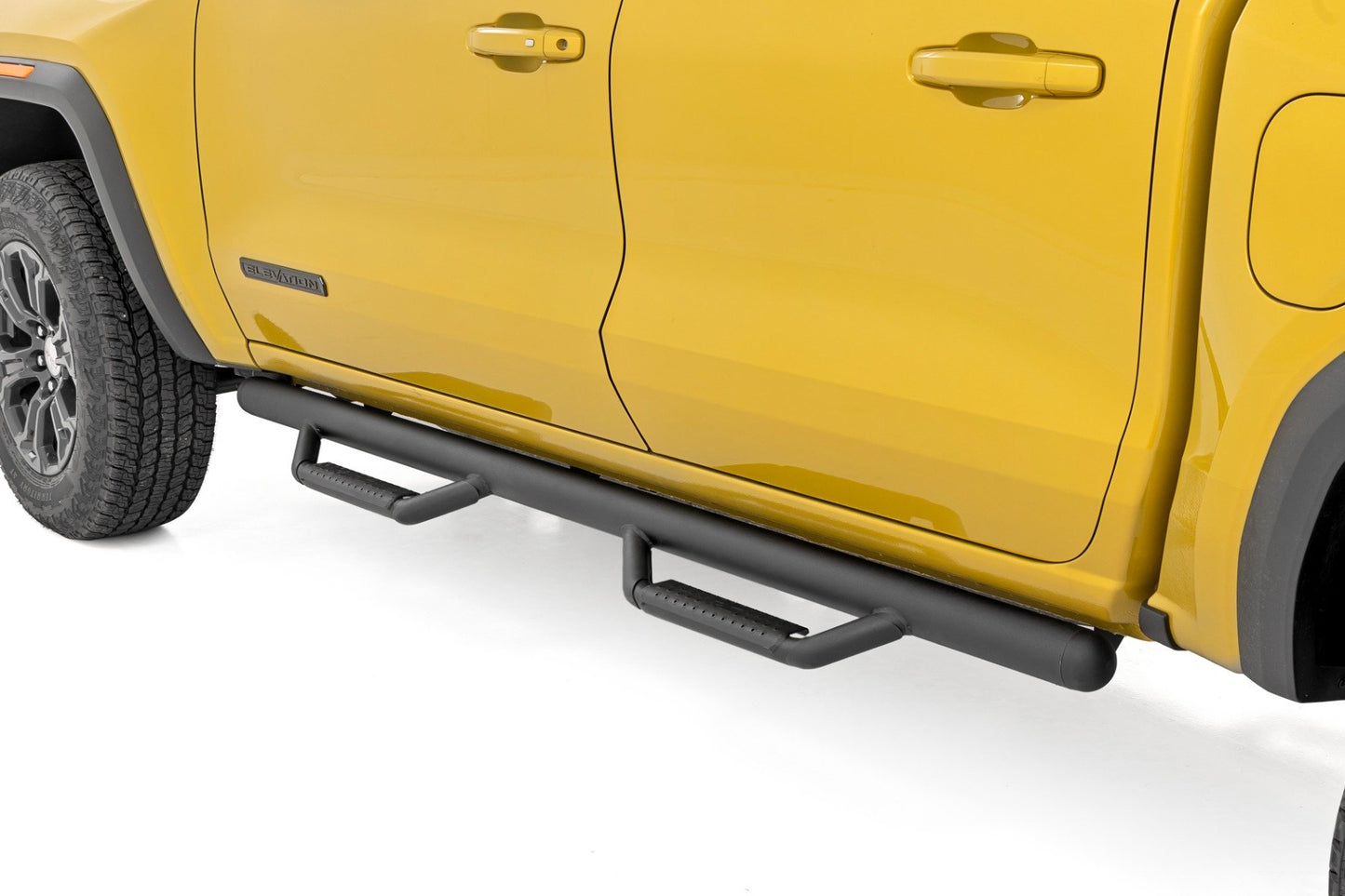 Nerf Steps | Full Len Crew | 5 Ft Bed | Chevy/GMC Canyon/Colorado | 2015-2021 | Rough Country | RCG1583CCB