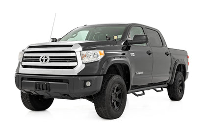 Nerf Steps | Full Length | Crew | 5.5 Ft Bed | Toyota Tundra | 2007-2021 | Rough Country | RCT0786CCB