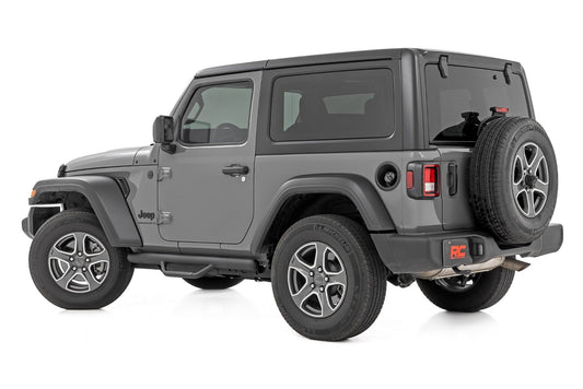 Nerf Steps | Full Length | 2 Door | Jeep Wrangler JL 4WD | 2018-2021 | Rough Country | RCJ1846B