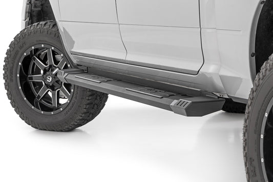 HD2 Running Boards | Quad Cab |Ram 1500/2500/3500 2WD/4WD | 2009-2018 | Rough Country | SRB091777A
