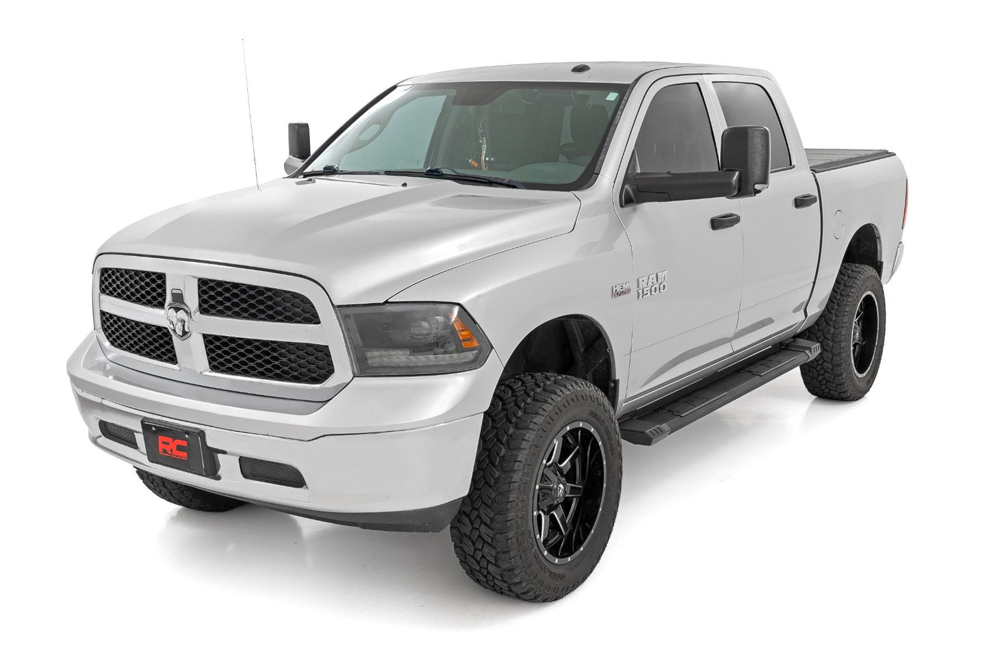 HD2 Running Boards | Quad Cab |Ram 1500/2500/3500  2WD/4WD | 2009-2018 | Rough Country | SRB091777A