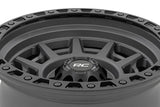 Rough Country 85 Series Wheel | Simulated Beadlock | Gunmetal Gray/Black | 17x9 | 6x135 | -12mm | 2004-2008 |  85170917A