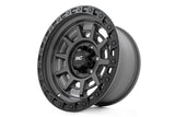 Rough Country 85 Series Wheel | Simulated Beadlock | Gunmetal Gray/Black | 17x9 | 6x135 | -12mm | 2004-2008 |  85170917A