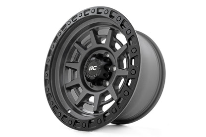 Rough Country 85 Series Wheel | Simulated Beadlock | Gunmetal Gray/Black | 17x9 | 6x5.5 | -12mm | 2002-2006 |  85170912A